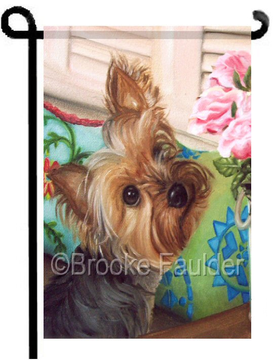 yorkie garden flag garden flags yorkie garden flag garden flags