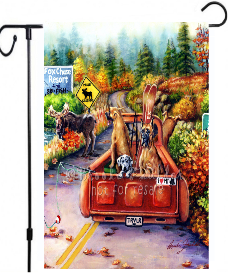 Fall Garden Flag Fall Garden Flag